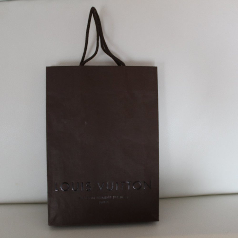 LOUIS VUITTON SHOPPING BAG BROWN